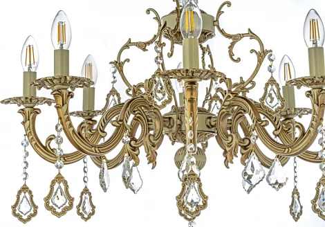 Подвесная люстра Arti Lampadari Falcone E 1.1.8.600 CG (220V, на цепи, подсвечник, свеча)