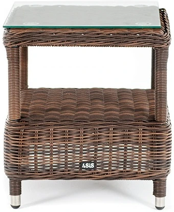 "Форио" столик кофейный из искусственного ротанга, цвет коричневый 4SIS арт.УТ-00001061