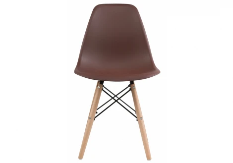 Пластиковый стул Woodville Eames PC-015 brown 11899