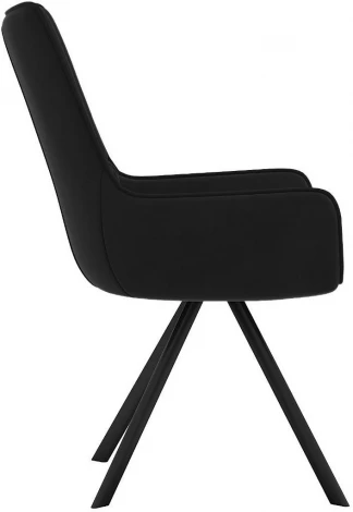 Стул DikLine 289 поворотный К21 черный, ножки черные арт.00-00074690