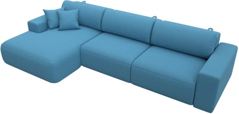 Диван угловой Лига-036 НПБ Классик Лонг левый угол Лига Диванов (Рогожка) арт.125463L