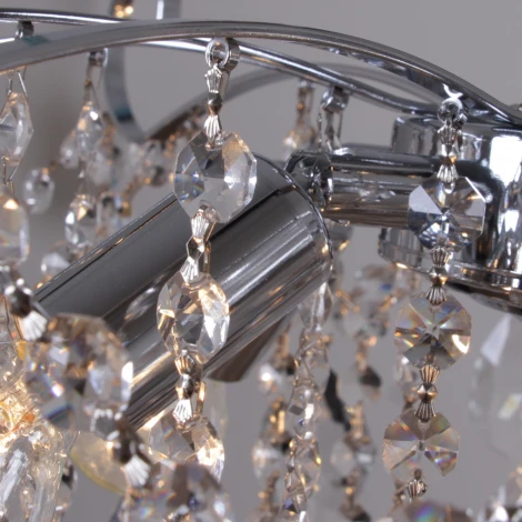 Подвесная люстра хрустальная Reluce 66760-0.4-800 MX CH