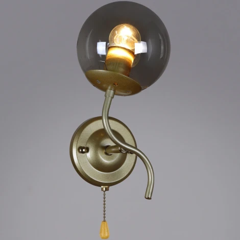 Бра с выключателем Reluce 36363-0.2-01 5038GD (220V, шар)