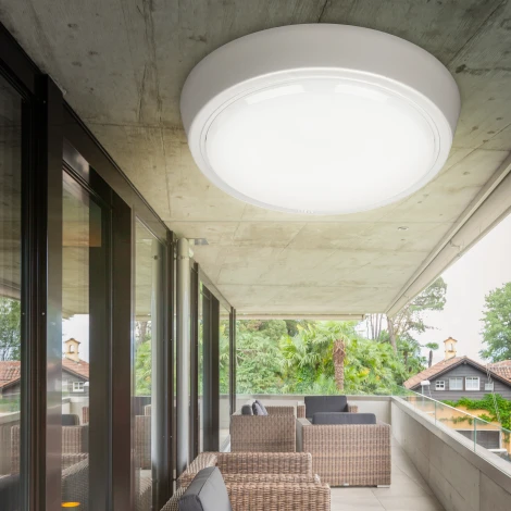 Настенно-потолочный светильник светодиодный с акустическим датчиком ЭРА SPB-301-2-4K-20