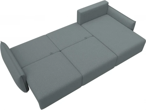 Диван угловой Лига-051 НПБ Лонг угол универсальный Лига Диванов (Рогожка) арт.128661