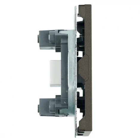 Розетка HDMI (антрацит, soft touch) Stekker Эмили 50168