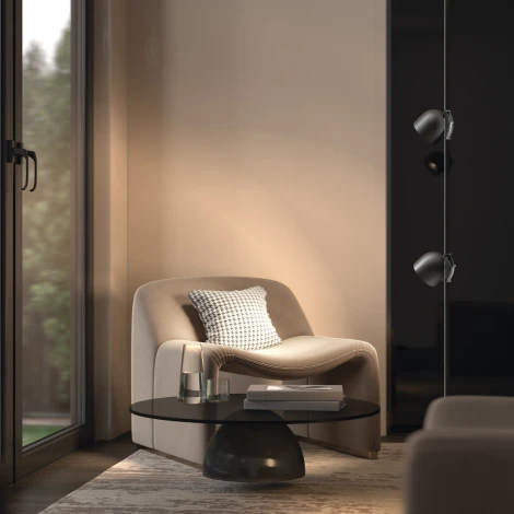 Трековый светильник ременной Maytoni Cup Parity TR124B-12W3K-M-B 48V 3000K 12Вт черный