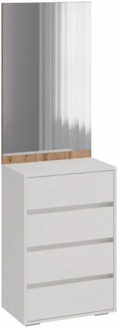 Готовая прихожая Роут с зеркалом (Роут с зеркалом кашемир / дуб вотан) Woodville арт.593741