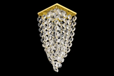 Встраиваемый светильник хрустальный Dio D'Arte Tayo Gold GU10.5.14.8x8.112 G