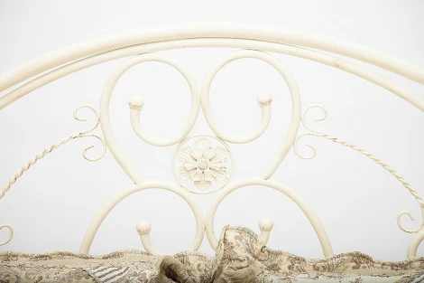 Кровать металлическая ELIZABETH цвет: Античная медь (Antique Brass)