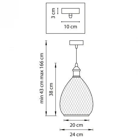 Подвесной светильник Lightstar Genni 798021 (220V, на проводе, бокалы)