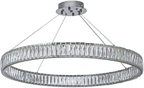 Подвесной светильник хрустальный Dio D'Arte Caneva Caneva L 1.5.80.100 N (LED, 220V, на тросе, кольцо)