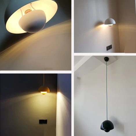 Подвесной светильник Flowerpot D23 White ImperiumLoft 154935-60 (220V, на проводе)