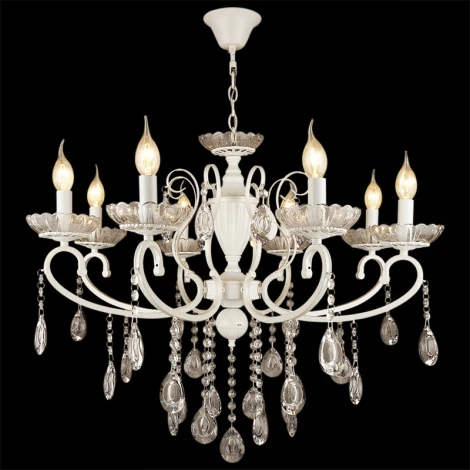 Подвесная люстра Reluce 04136-0.4-08 (220V, подвески, на цепи, подсвечник, свеча)