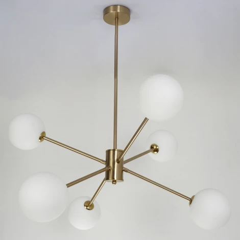 Потолочная люстра на штанге Zortes Ragy ZRS.1893.06 (220V, шарики, IP21)