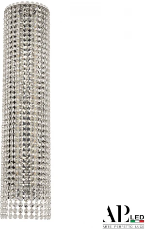 Бра светодиодное APL LED Sicilia SH500.B5.16-70.A.Ni.4000 (220V, хрусталь)