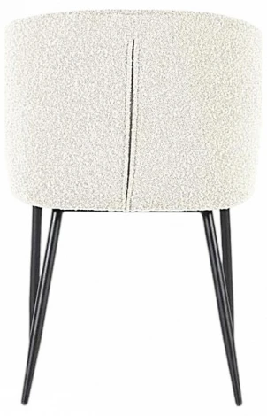 Набор из 2 стульев Cadence Serene Hesby (Металл/Букле, Белый) арт.HSBI_DC148_white_2
