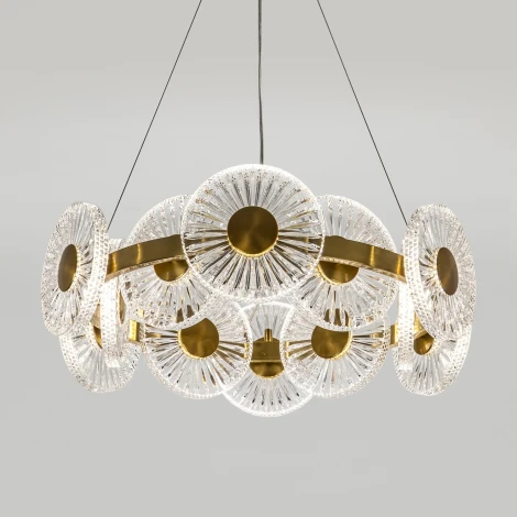 Подвесная люстра светодиодная с пультом с регулировкой цветовой температуры Modelux MODESTYLE MS.1831.12 AB