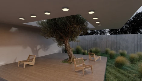 Потолочный светильник уличный Maytoni Zon IP O431CL-L30B3K (LED, 220V)