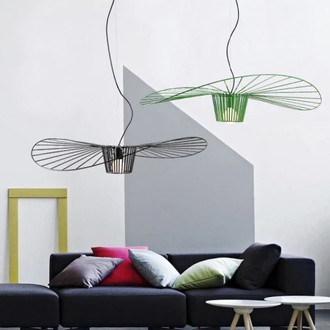 Подвесной светильник Hat D100 Black ImperiumLoft ﻿Hat01 (220V, на тросе)