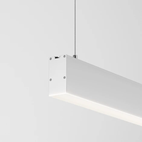 Подвесной светильник линейный светодиодный Maytoni Technical LL312038 4000K 35x67 серебро 1,5 м