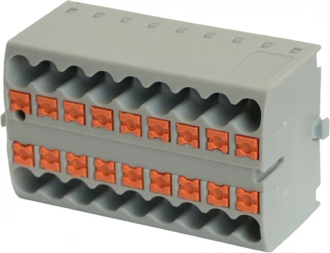 Зажим блочный на 18 точек Stekker 49746