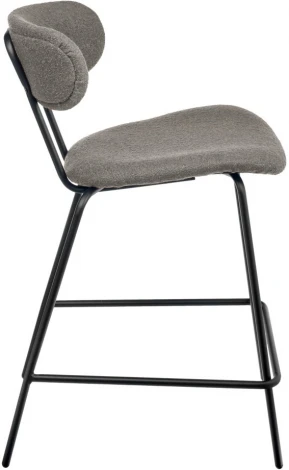 Стул полубарный Bradexhome Ant букле серый