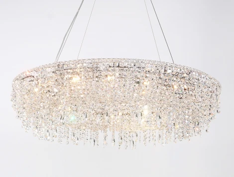 Подвесной светильник Newport 10900 10910+6/S (220V, хрусталь, на тросе)