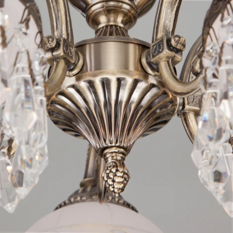 Подвесная люстра Eurosvet 22823 22823/5 античная бронза