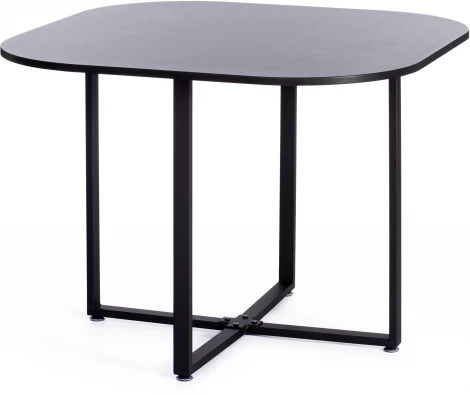 Комплект (стол, 4 стула) QUADRON (mod. PT14) Tetchair (МДФ,Металл,Шенилл/Черный) арт. 21302