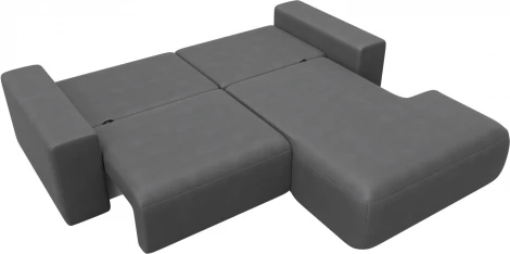 Диван угловой Лига-036 НПБ Классик правый угол Лига Диванов (Замша) арт.127741