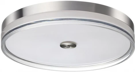 Светильник настенно-потолочный Sonex металл/акрил/никель/прозрачный Sonex Mitra 7727/112L LED 112Вт ETERNA (220V, круглые)