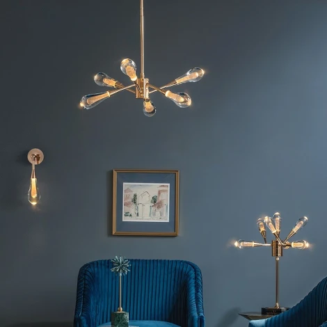 Потолочная люстра на штанге светодиодная Fial Ch D80 Imperiumloft Fial-Ch01 (167470-26) (220V)