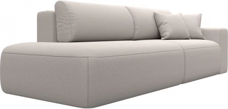 Диван прямой Лига-036 НПБ Модерн подлокотник справа Лига Диванов (Замша) арт.127722