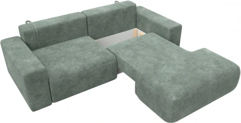 Диван угловой Лига-036 НПБ Классик правый угол Лига Диванов (Велюр) арт.127726