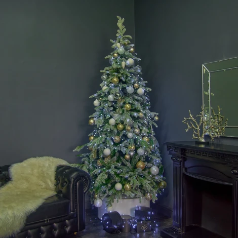 Гирлянда светодиодная "Роса", 50м. 500 светодиодов, белый свет Uniel ULD-S5000-500/DGA WHITE IP20 DEW