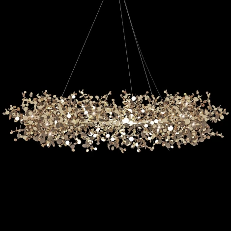 Подвесная люстра Loft It Spark 10101/1000 Gold (220V, на тросе, лепестки)