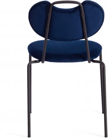 Обеденный стул Tetchair DANTON (Металл,Ткань/Синий)