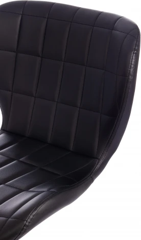 Стул барный AVIONIC (mod. KY712A) / 1 шт. в упаковке (Металл,Экокожа /Черный,Хром)