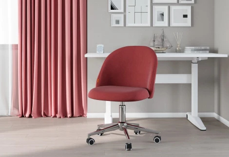 Компьютерное кресло CHAIRMAN HOME 118 (Металл,Велюр/Коралловый)