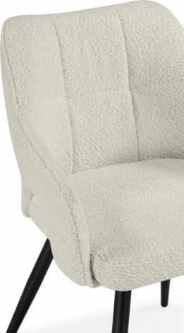 Стул на металлокаркасе Woodville Hera beige / black арт.15844