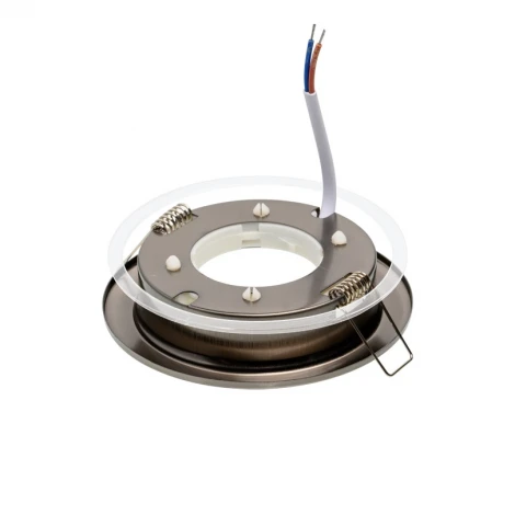 Встраиваемый светильник под лампу GX53 черный хром глянец Lumin'arte LDL-GX53/01BCH