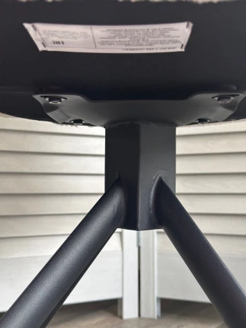 Стул ДАРЕМ (DAREM) Белый букле Davis now or never -03 / черный каркас, ®DISAUR M-City 64281