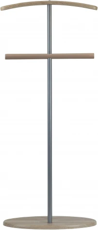 Вешалка костюмная Дэви 2 металлик/дуб сонома от фабрики Mebelik
