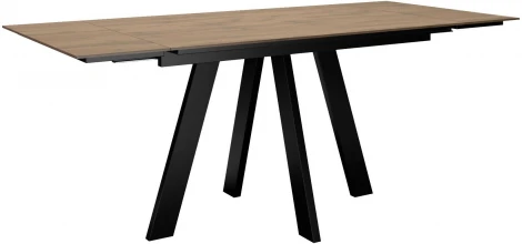 Стол DikLine DM140 Дуб галифакс/опоры черные арт.00-00072817