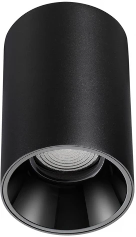 Светильник накладной влагозащищённый Novotech Recte 359419 черный IP54 LED 10W 220V 4000К (круглые)