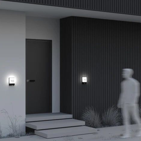 Настенный уличный светильник Maytoni Row O448WL-L9GF3KSR (LED, 220V, IP44)