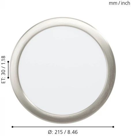 Встраиваемый точечный светильник Eglo Fueva 5 99139 (LED, 220V, круглые)