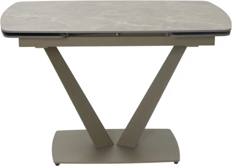 Стол ALATRI 120 MATT LATTE STONE SOLID CERAMIC / TAUPE, ®DISAUR