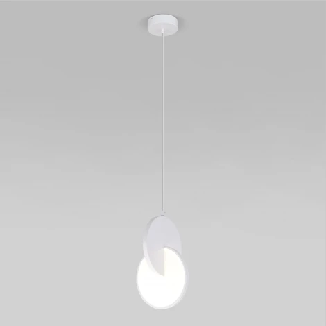 Подвесной светильник светодиодный Eurosvet Lang в стиле лофт 50225/1 LED белый (220V, на проводе)